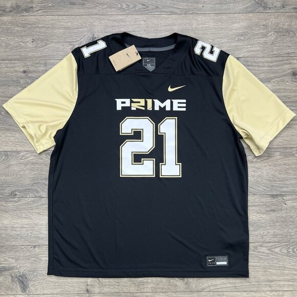 Nike Prime Sadeur Sanders Jersey Sz 2XL Mens Black Prime 2.0 #21 Football - Picture 1 of 11